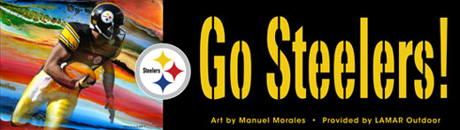 Saints Tempt Destiny billboard